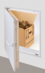 Zolderdeur Wanddeur Knieschot Designo Roto www.zoldertrap.be Zolderdeur Wanddeur Knieschot Designo Roto www.zoldertrap.be