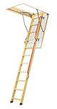 LWL Extra Fakro, houten ladder, 3-delig opklapbaar